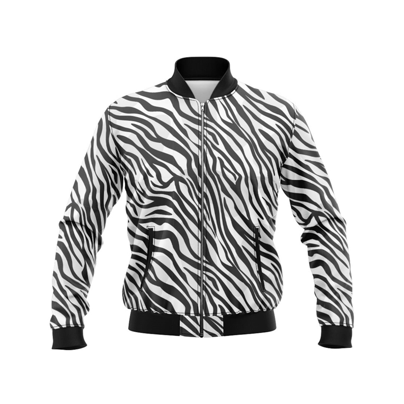 Various Leopard Prints Jacket  - огляд і ціна Mens Fashion Bomber Jacket