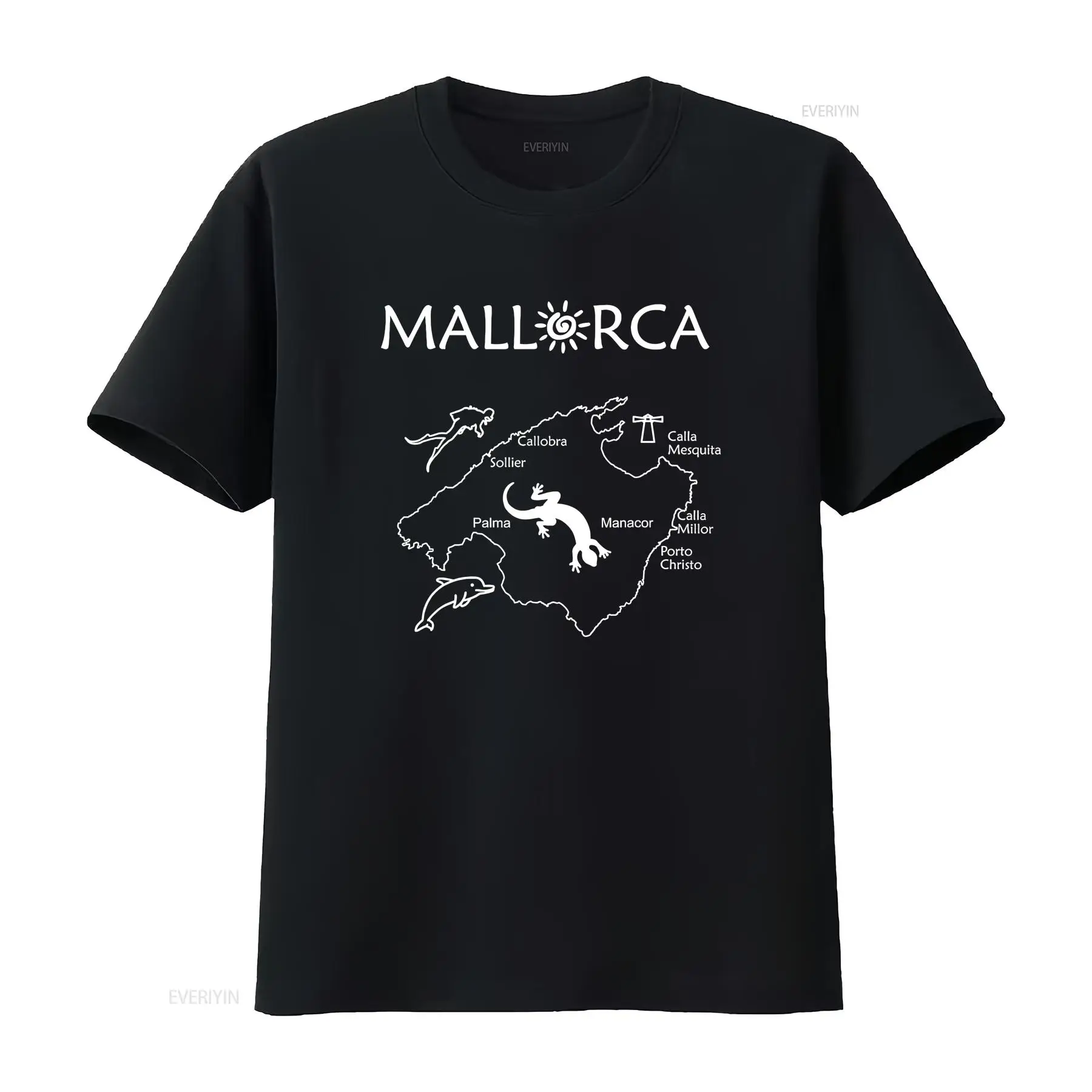 Mallorca Map T Shirt Your trav - огляд і ціна Men'S Fashion Guide