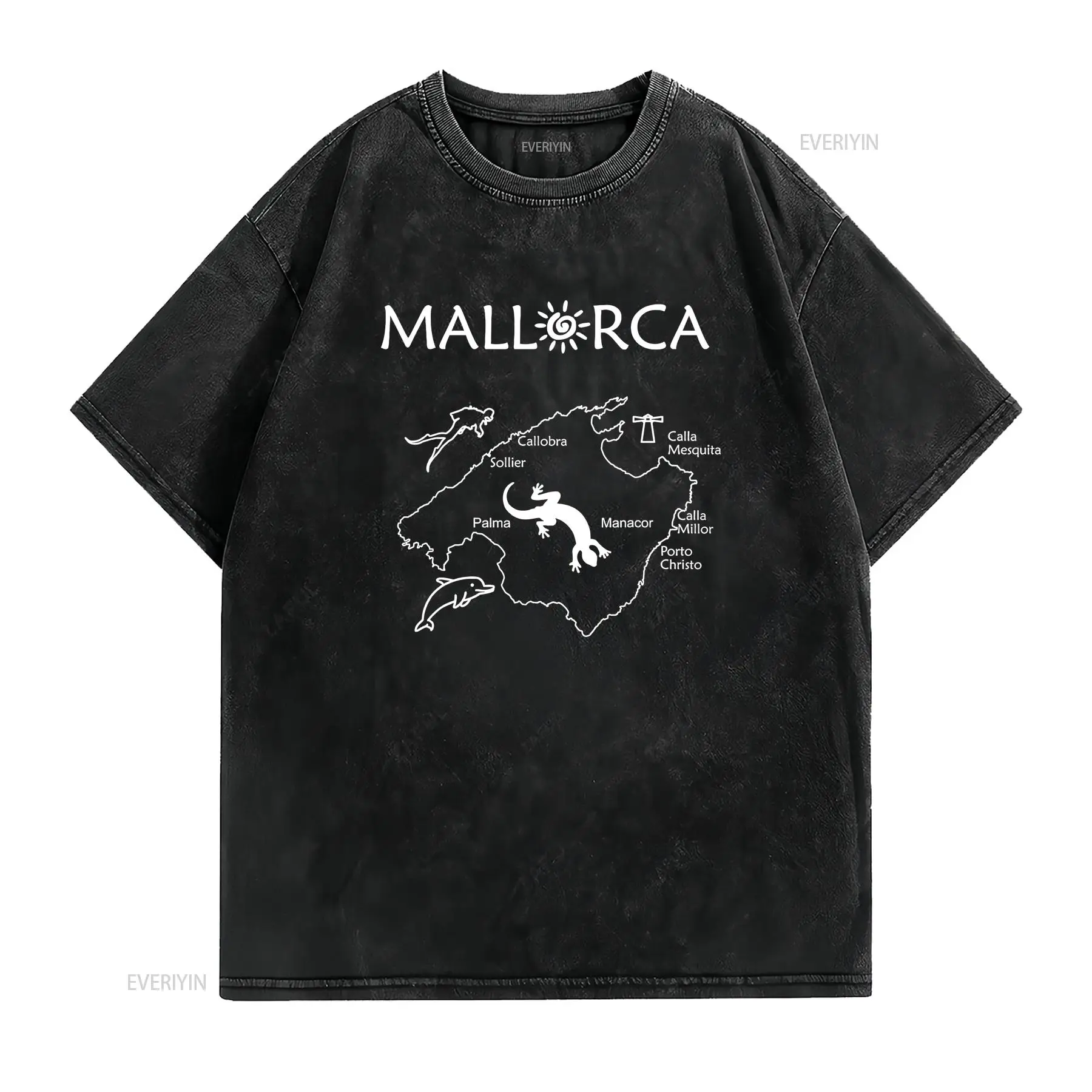 Mallorca Map T Shirt Your trav - огляд і ціна Men'S Fashion Guide