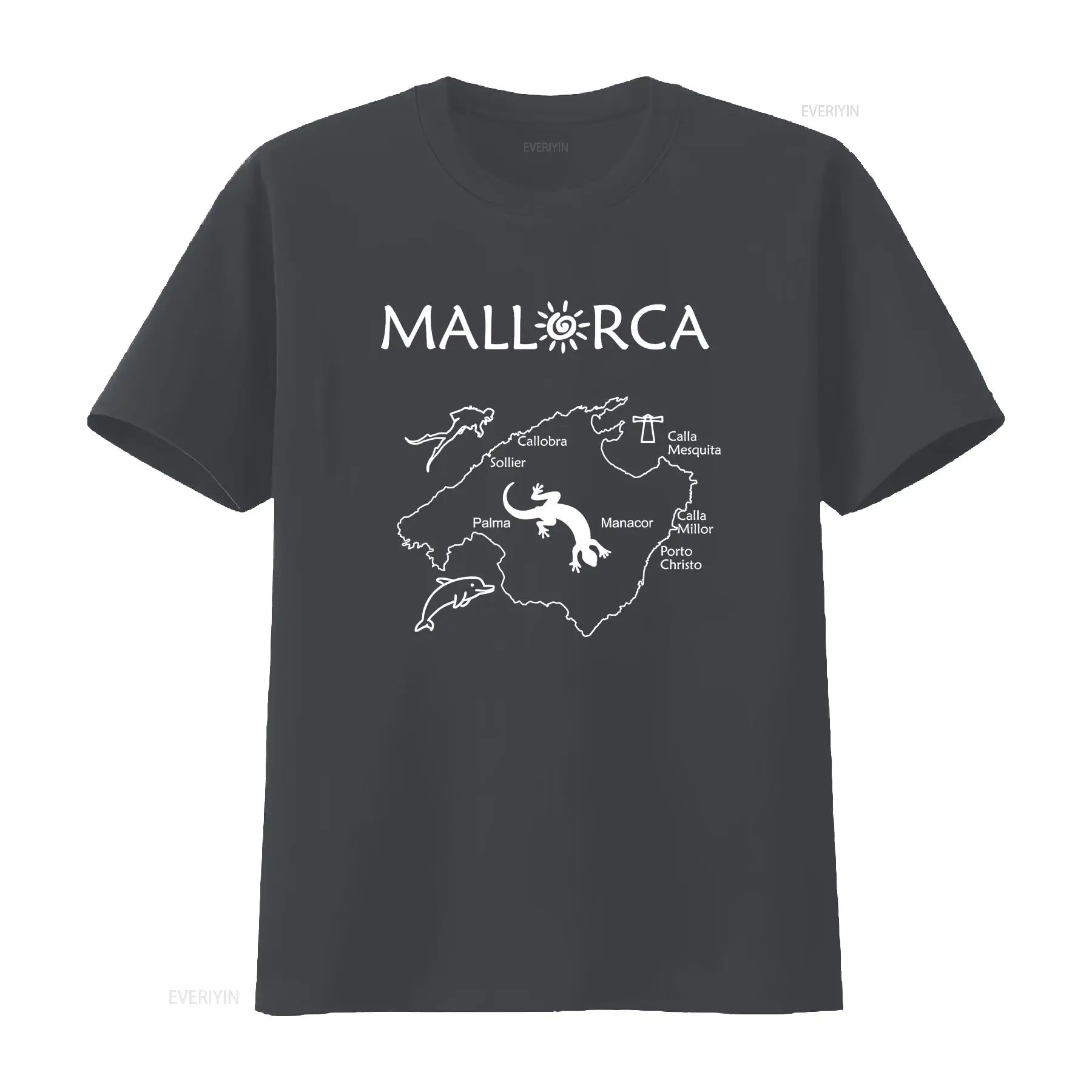 Mallorca Map T Shirt Your trav - огляд і ціна Men'S Fashion Guide