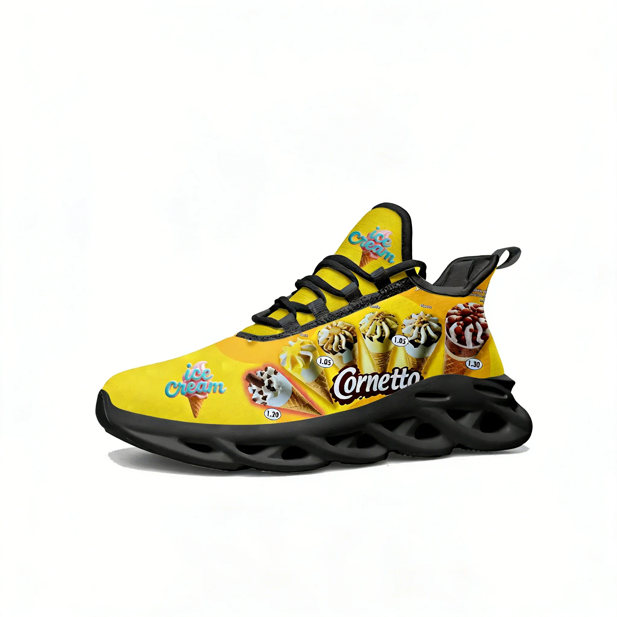 Ice Cream Lace Mesh Shoes Flat - огляд і ціна Men'S Fashion Running Shoes