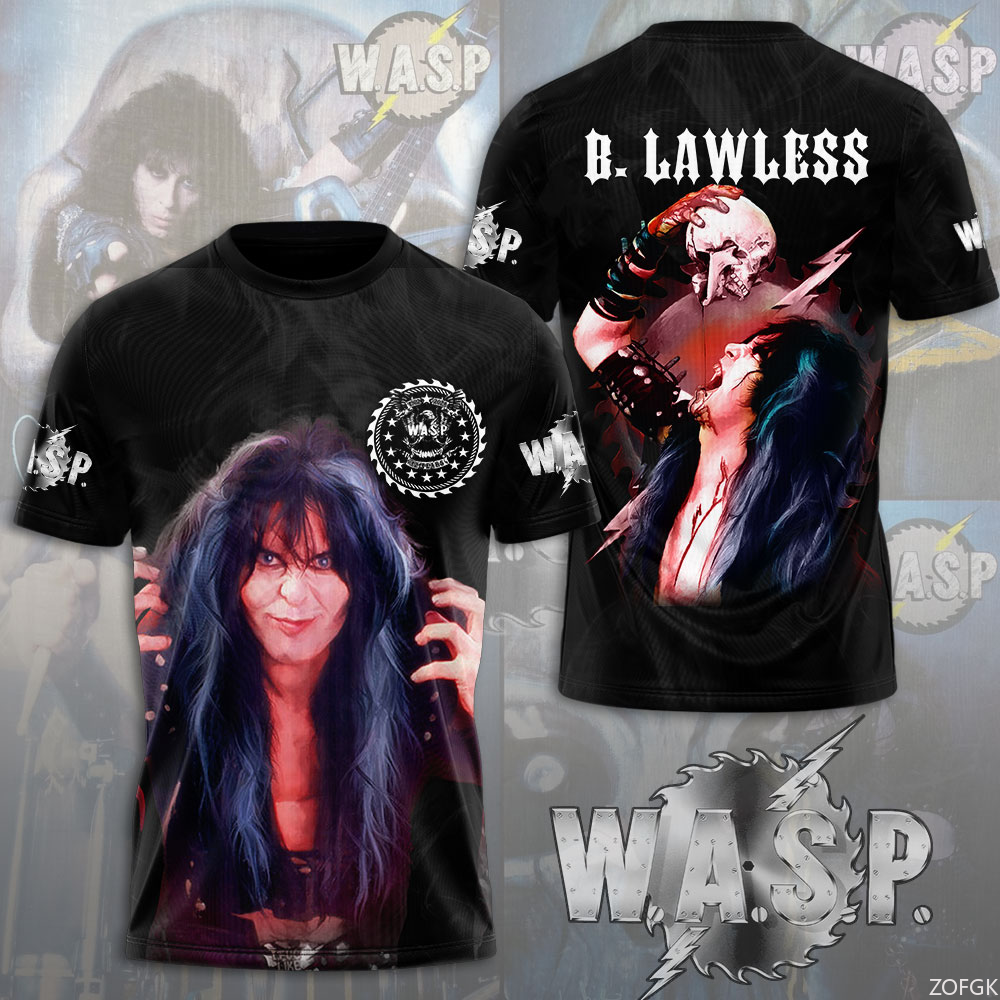 W.A.S.P Rock 3D Printing T-shi - огляд і ціна Men'S Fashion Y2K