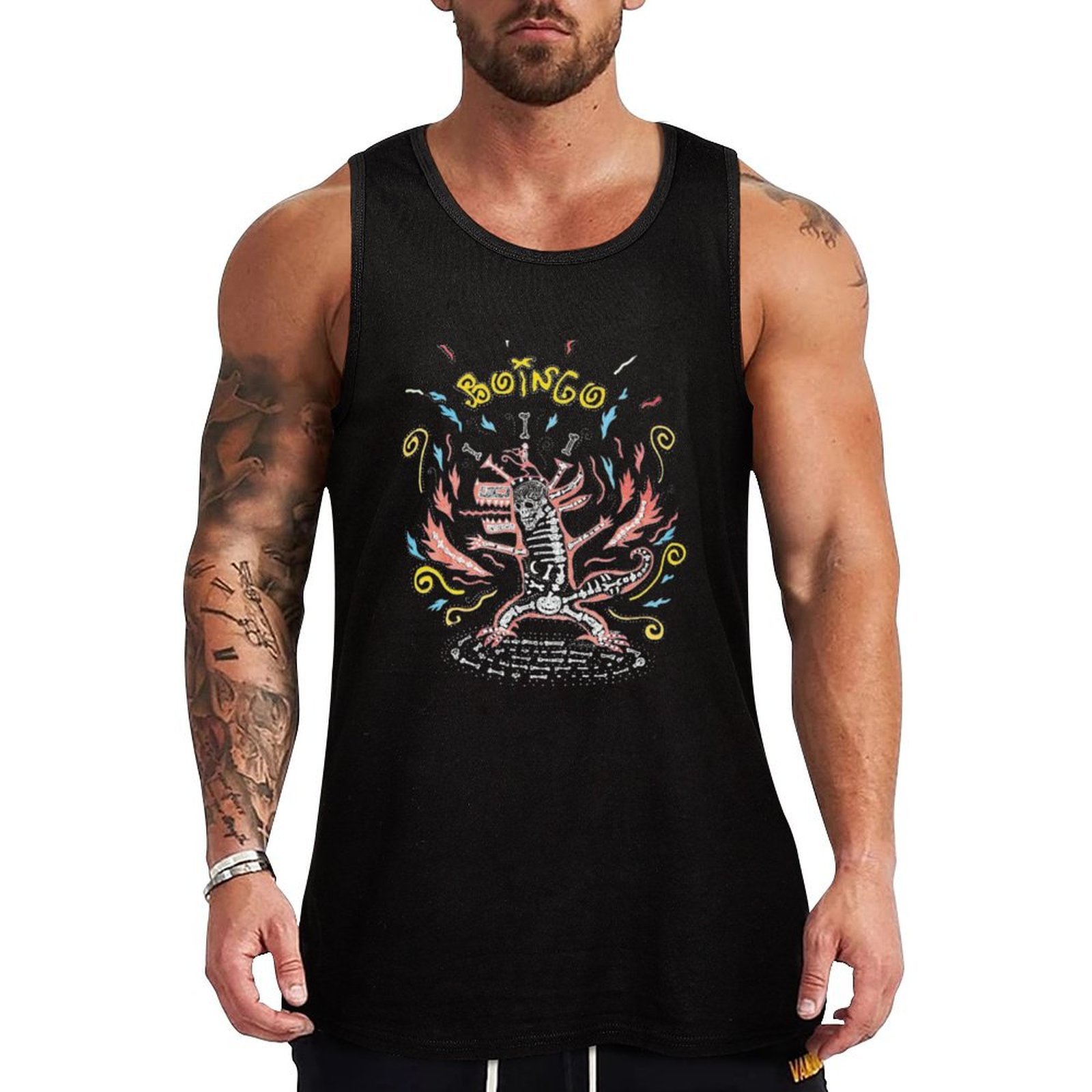 oingo boingo 80s Tank Top Grap - огляд і ціна Men'S Fashion From The 80S