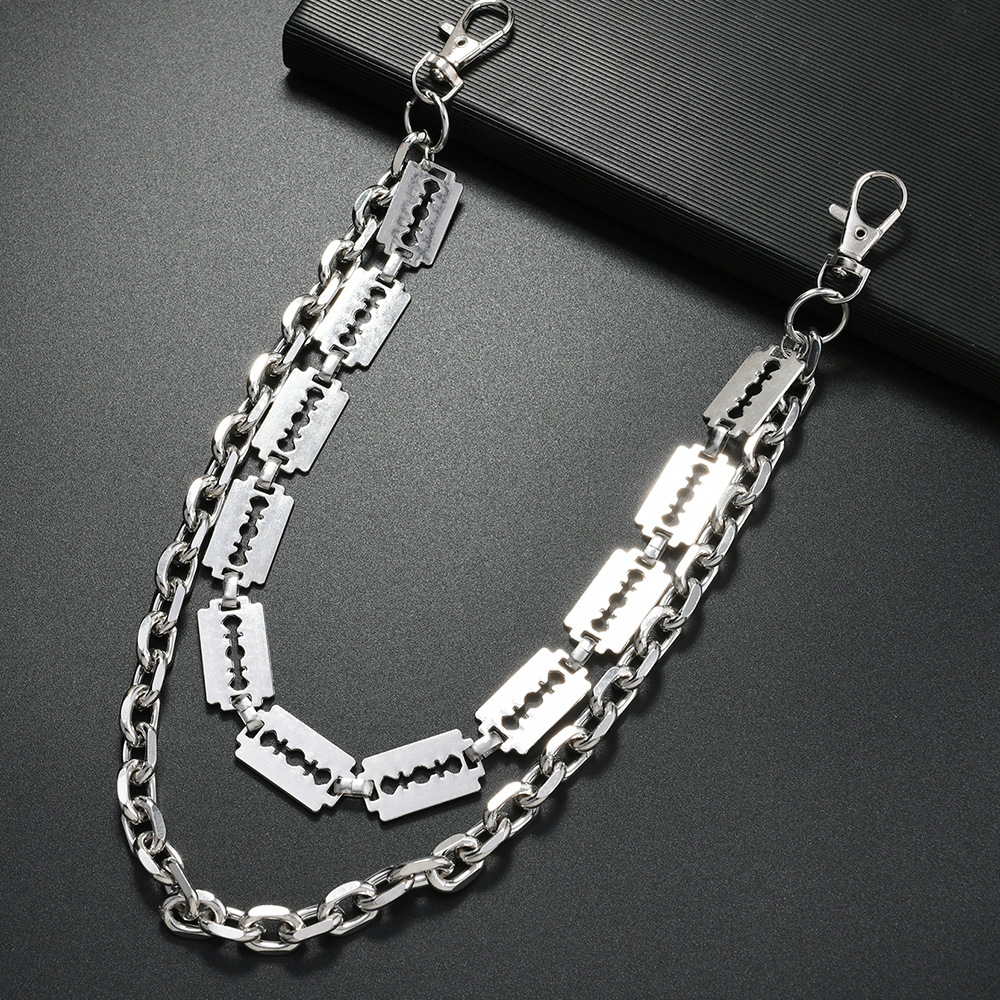 Punk Metal Chain Keychains for - огляд і ціна Men'S Fashion Jeans
