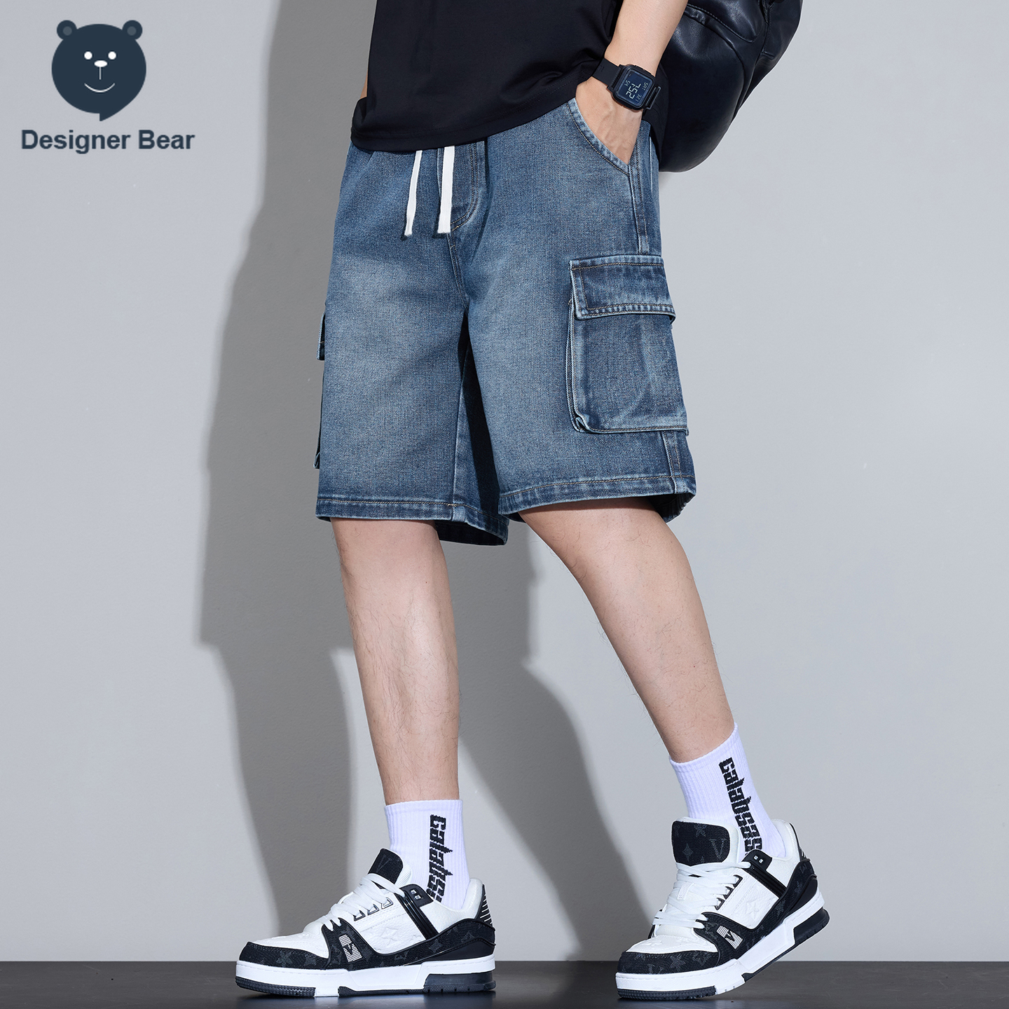 Men's Multi-Pocket Cargo Denim - огляд і ціна Men'S Fashion Jeans