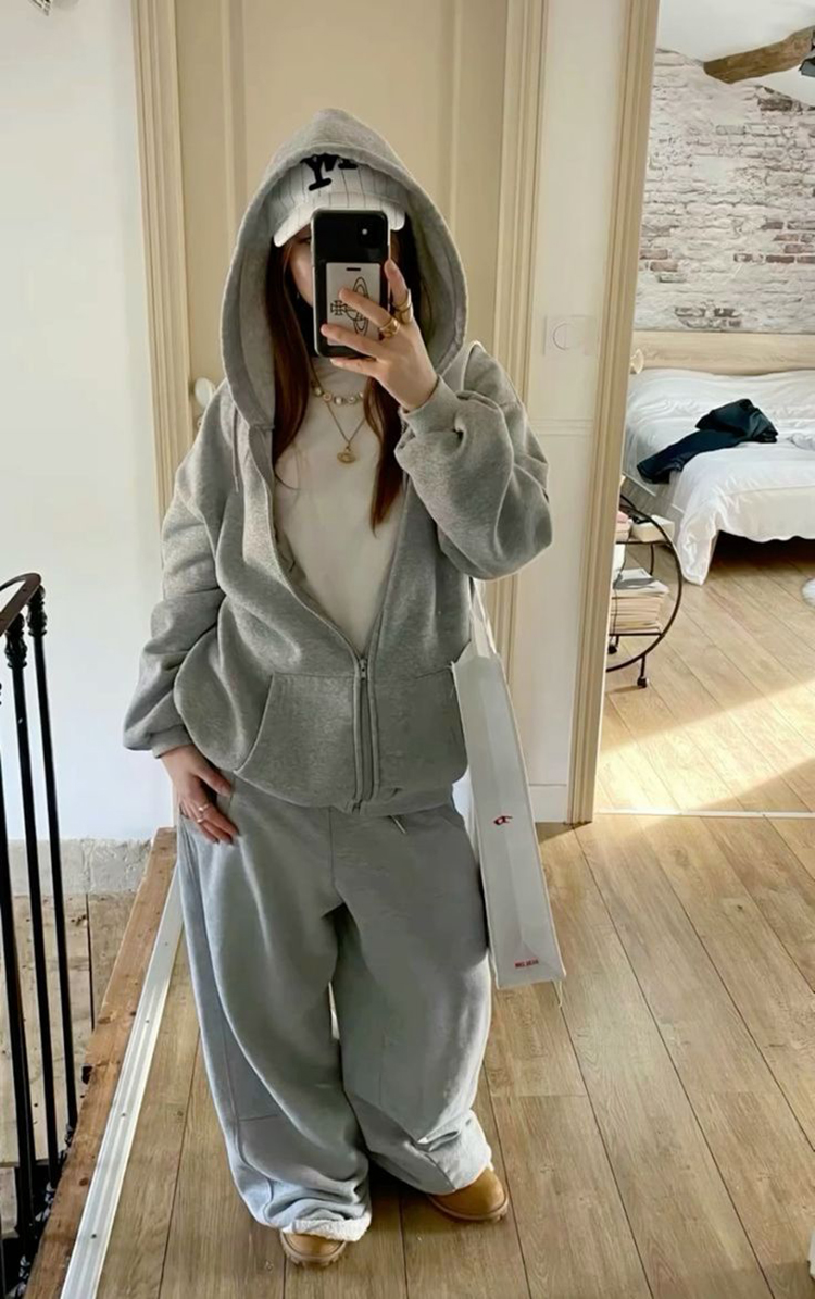American Baggy Women Gray Swea - огляд і ціна Men'S Fashion For 60 Year Old