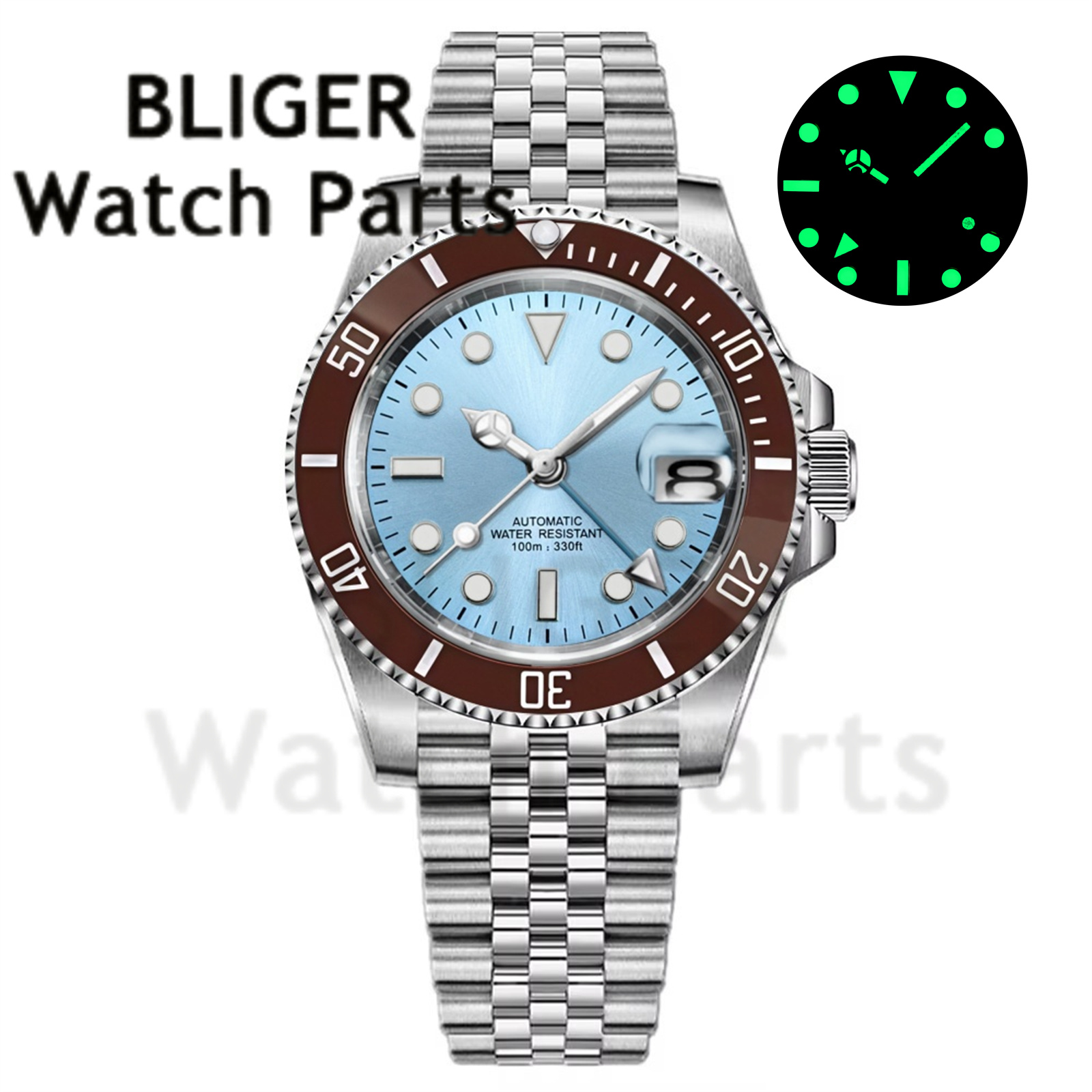 Custom Fashion GMT 40mm Men NH - огляд і ціна Men'S Fashion Zone