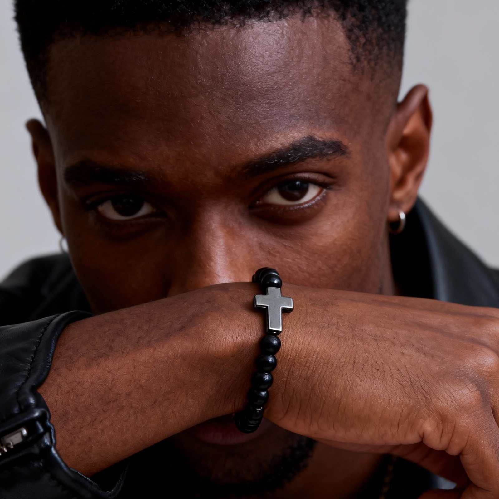 Easter Hematite Cross Bracelet - огляд і ціна Men'S Fashion Easter